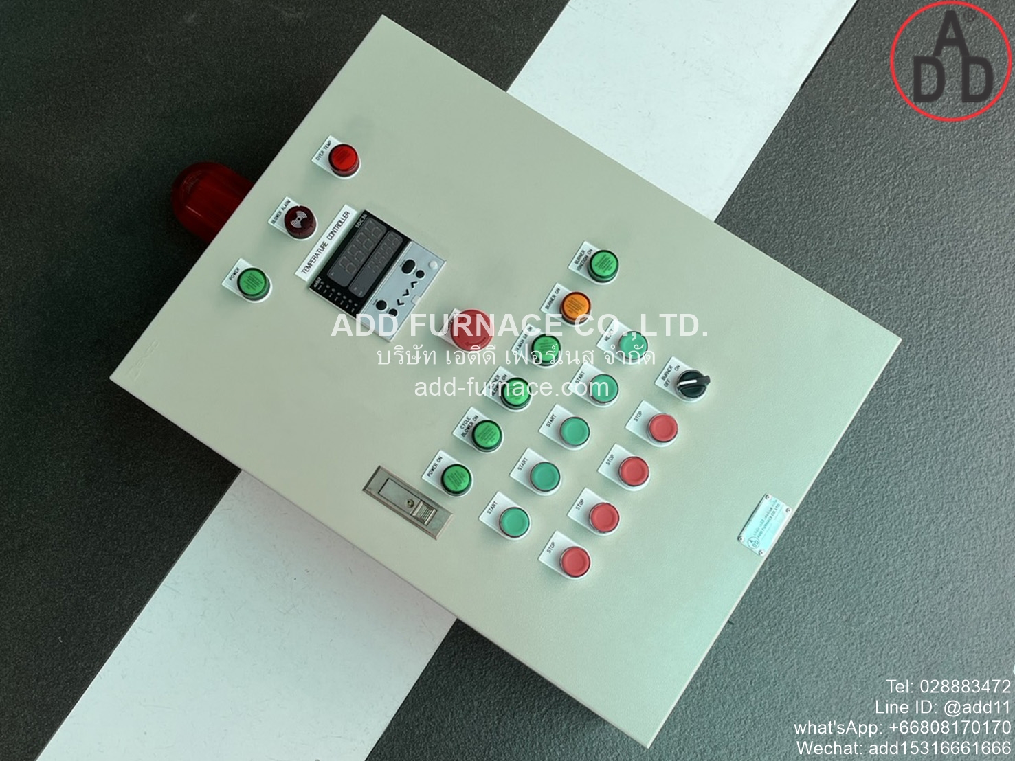 Gas Burner RAH80 Temperature Control Box Separate Out Burner Controller
 (21)
